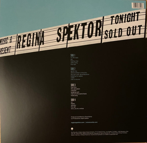 Regina Spektor ~ Live In London (Vinyl) - Djungel & Jazz