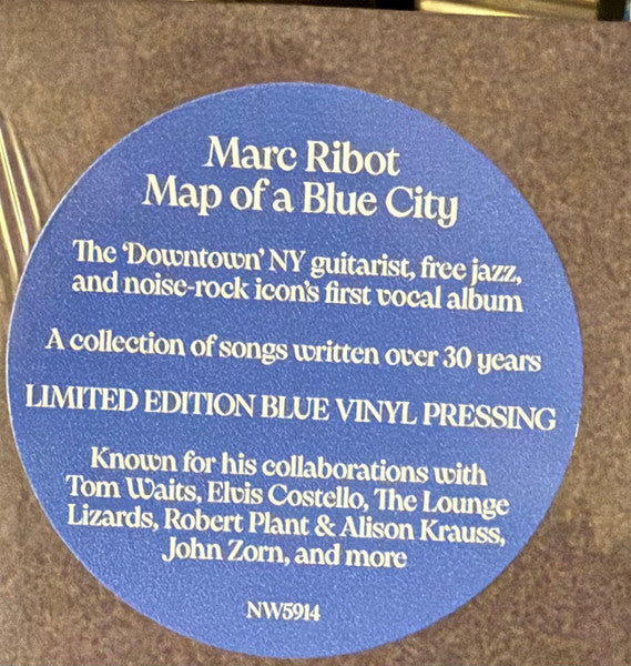 Marc Ribot ~ Map Of A Blue City (Vinyl) - Djungel & Jazz