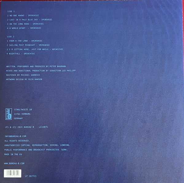 Peter Baumann ~ Nightfall (Vinyl) - Djungel & Jazz