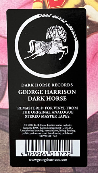 George Harrison ~ Dark Horse (Vinyl) - Djungel & Jazz