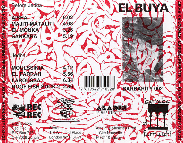 Aisha Kandisha's Jarring Effects ~ El Buya (Vinyl) - Djungel & Jazz