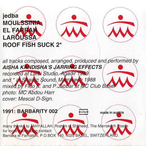 Aisha Kandisha's Jarring Effects ~ El Buya (Vinyl) - Djungel & Jazz