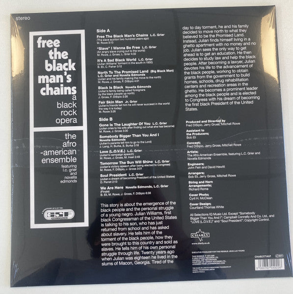 The Afro-American Ensemble ~ Free The Black Man's Chains (Vinyl) - Djungel & Jazz