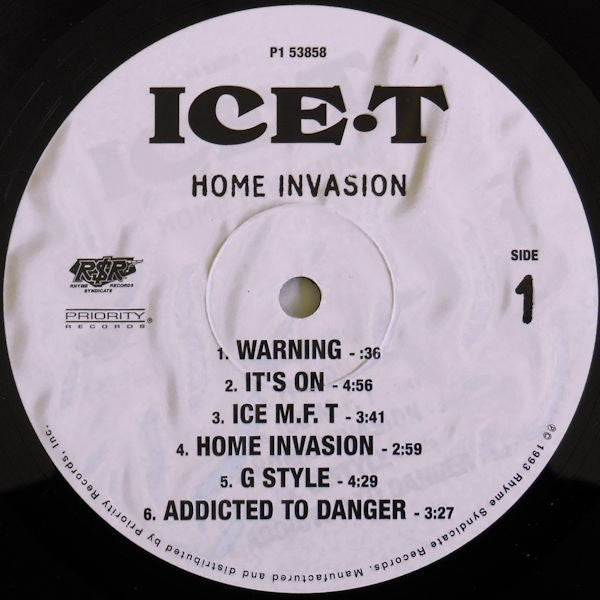 Ice-T ~ Home Invasion (Vinyl) - Djungel & Jazz