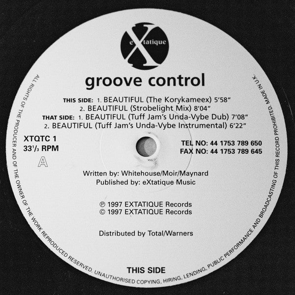 Groove Control ~ Beautiful (Vinyl) - Djungel & Jazz