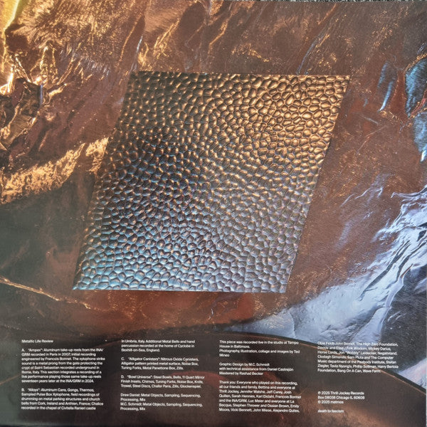 Matmos ~ Metallic Life Review (Vinyl) - Djungel & Jazz