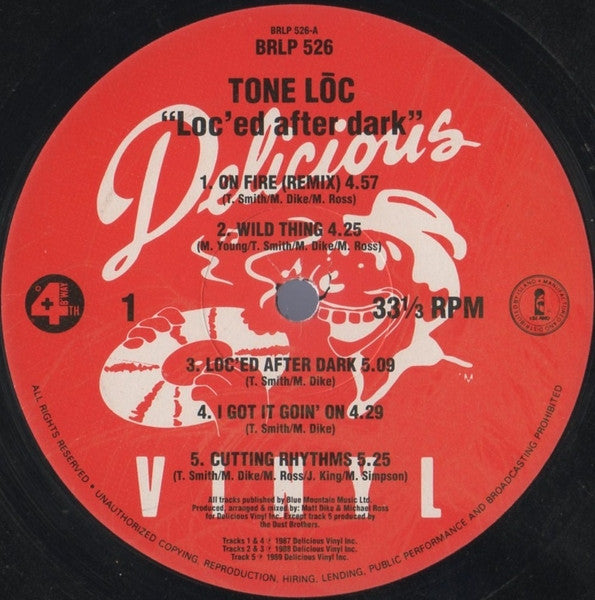 Tone Lōc ~ Loc'ed After Dark (Vinyl) - Djungel & Jazz