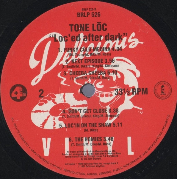 Tone Lōc ~ Loc'ed After Dark (Vinyl) - Djungel & Jazz