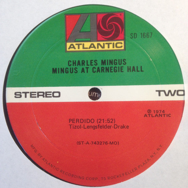 Charles Mingus : Mingus At Carnegie Hall (LP, Album, MO )