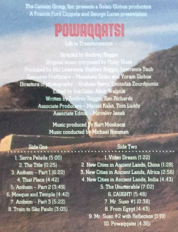 Philip Glass ~ Powaqqatsi (Vinyl) - Djungel & Jazz