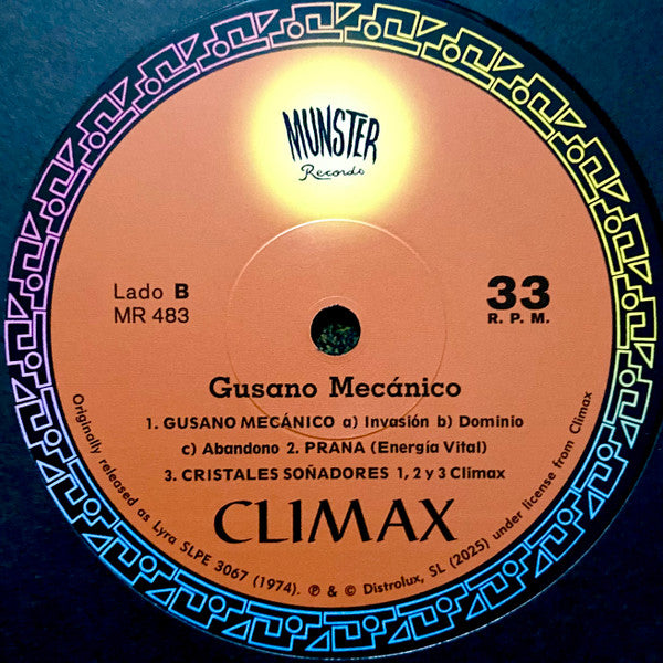 Climax ~ Gusano Mecánico (Vinyl) - Djungel & Jazz