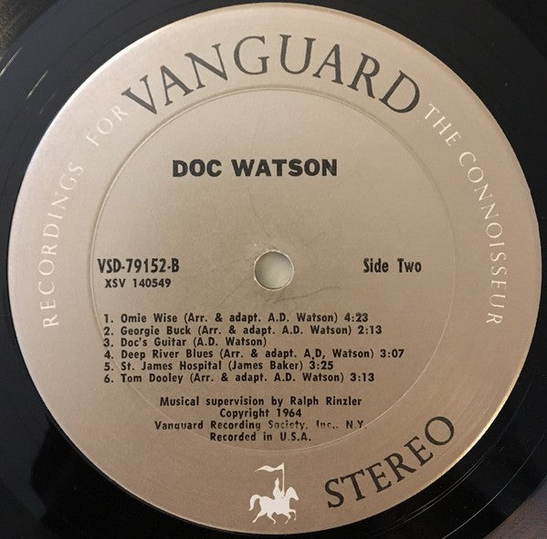 Doc Watson ~ Doc Watson (Vinyl) - Djungel & Jazz