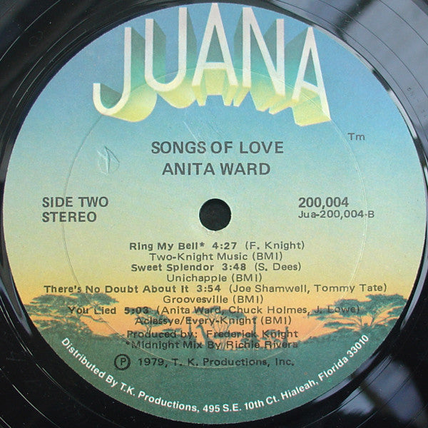 Anita Ward ~ Songs Of Love (Vinyl) - Djungel & Jazz