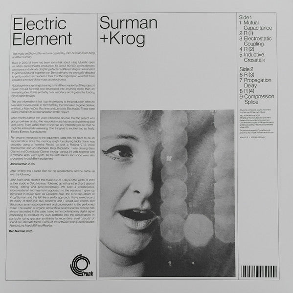 Surman + Krog ~ Electric Element (Vinyl) - Djungel & Jazz