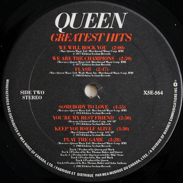 Queen : Greatest Hits (LP, Comp)