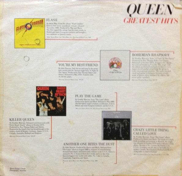 Queen : Greatest Hits (LP, Comp)