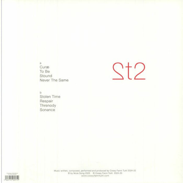 Cosey Fanni Tutti ~ 2t2 (Vinyl) - Djungel & Jazz