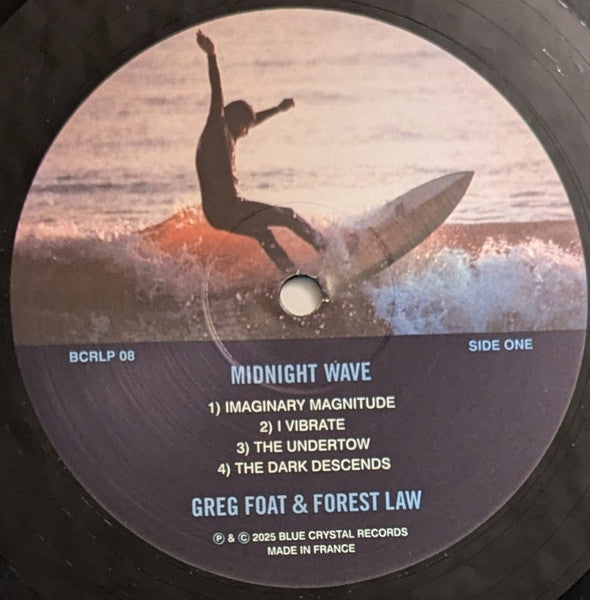 Greg Foat & Forest Law ~ Midnight Wave (Vinyl) - Djungel & Jazz