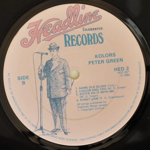 Peter Green ~ Kolors (Vinyl) - Djungel & Jazz