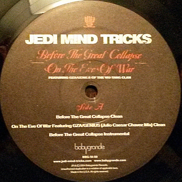 Jedi Mind Tricks ~ Before The Great Collapse / On The Eve Of War (Vinyl) - Djungel & Jazz
