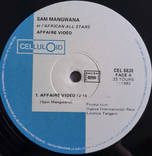 Sam Mangwana et l' L'African All Stars : Affaire Video (LP, Album)