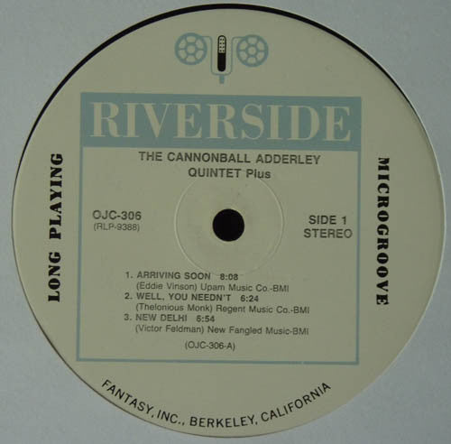 The Cannonball Adderley Quintet ~ Plus (Vinyl) - Djungel & Jazz