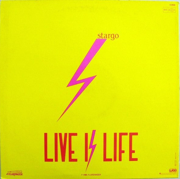 Stargo ~ Live Is Life (Dance Version) (Vinyl) - Djungel & Jazz
