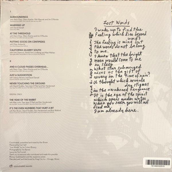 Tim Barnes ~ Lost Words (Vinyl) - Djungel & Jazz