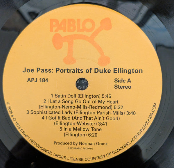 Joe Pass ~ Portraits Of Duke Ellington (Vinyl) - Djungel & Jazz