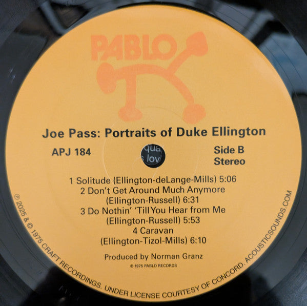 Joe Pass ~ Portraits Of Duke Ellington (Vinyl) - Djungel & Jazz