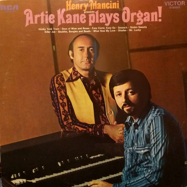 Henry Mancini Presents Artie Kane ~ Artie Kane Plays Organ! (Vinyl) - Djungel & Jazz