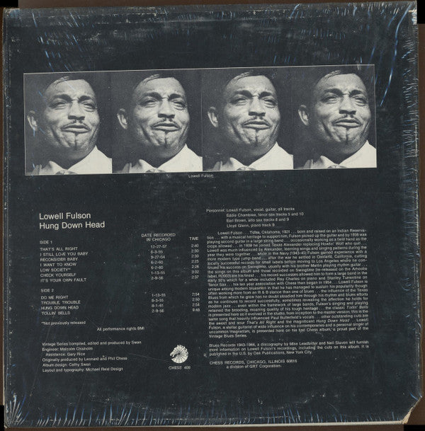 Lowell Fulson ~ Hung Down Head (Vinyl) - Djungel & Jazz
