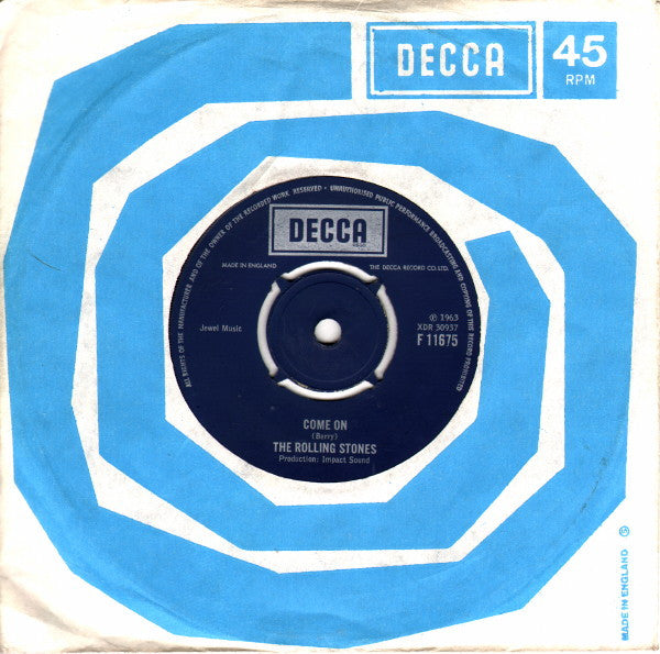 The Rolling Stones ~ Come On (Vinyl) - Djungel & Jazz