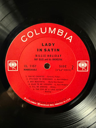 Billie Holiday ~ Lady In Satin (Vinyl) - Djungel & Jazz