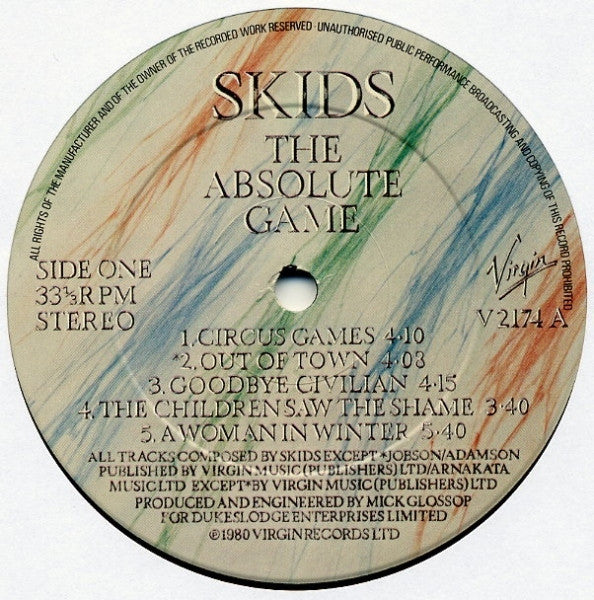 Skids ~ The Absolute Game (Vinyl) - Djungel & Jazz