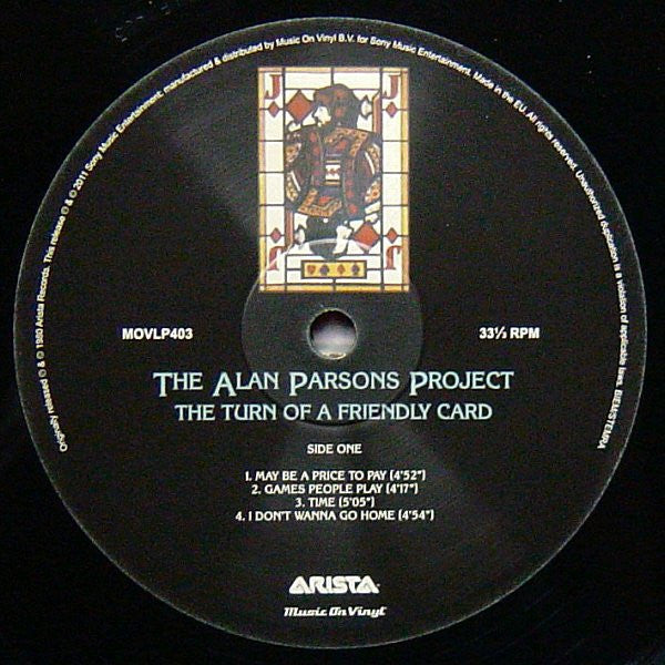 The Alan Parsons Project ~ The Turn Of A Friendly Card (Vinyl) - Djungel & Jazz