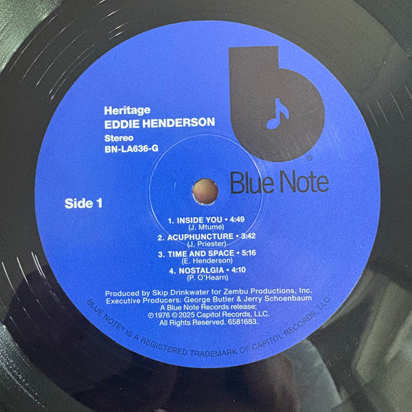 Eddie Henderson ~ Heritage (Vinyl) - Djungel & Jazz