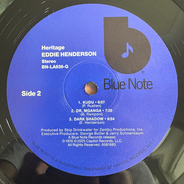 Eddie Henderson ~ Heritage (Vinyl) - Djungel & Jazz