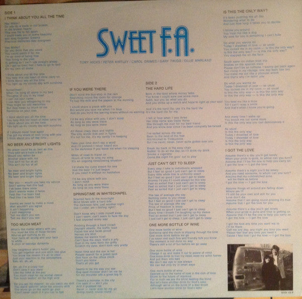 Sweet F.A. ~ Sweet F.A. (Vinyl) - Djungel & Jazz
