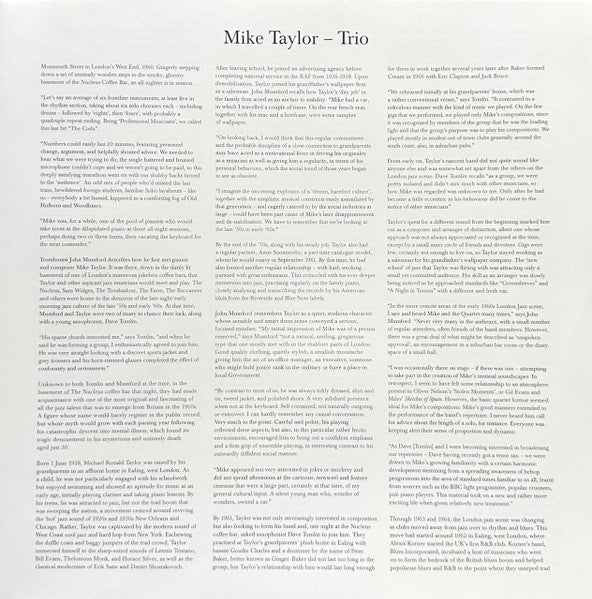Mike Taylor Trio ~ Trio (Vinyl) - Djungel & Jazz