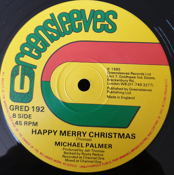 Mr Yellowman* & Mrs Yellowman* / Michael Palmer : Where Is Santa Claus / Happy Merry Christmas (12")