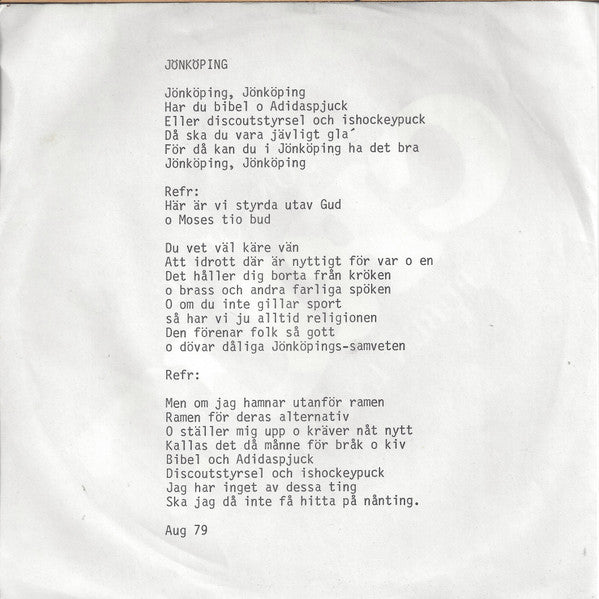 CRUT ~ Jönköping (Vinyl) - Djungel & Jazz