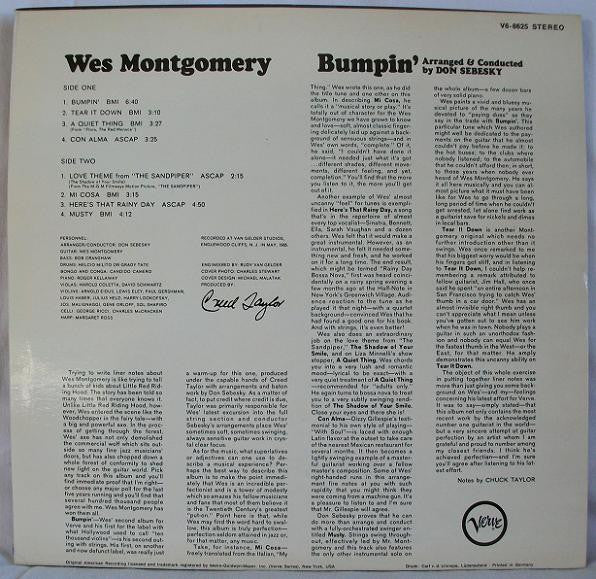 Wes Montgomery ~ Bumpin' (Vinyl) - Djungel & Jazz
