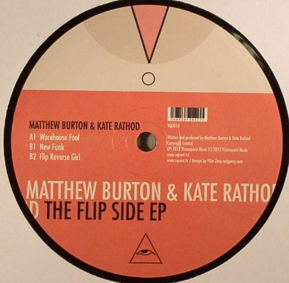 Matthew Burton & Kate Rathod ~ The Flip Side EP (Vinyl) - Djungel & Jazz