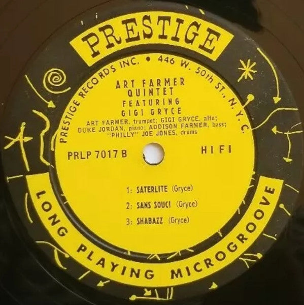 Art Farmer Quintet Featuring Gigi Gryce ~ Art Farmer Quintet Featuring Gigi Gryce (Vinyl) - Djungel & Jazz