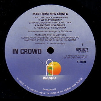 The In Crowd : Man From New Guinea (LP, Album)