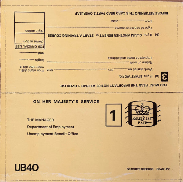 UB40 ~ Signing Off (Vinyl) - Djungel & Jazz