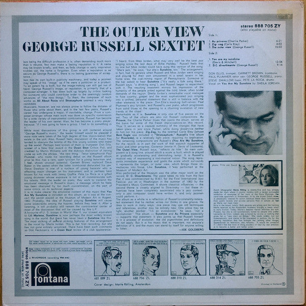 The George Russell Sextet ~ The Outer View (Vinyl) - Djungel & Jazz