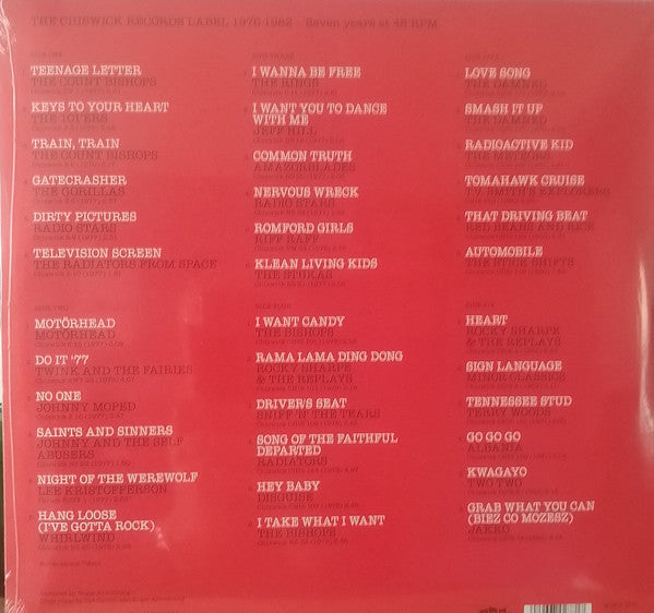 Various ~ Chiswick Records 1975-1982 Seven Years At 45 RPM (Vinyl) - Djungel & Jazz
