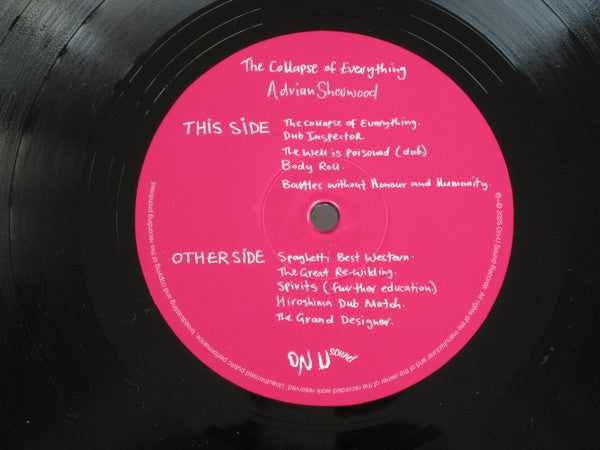Adrian Sherwood : The Collapse Of Everything (LP, Album)